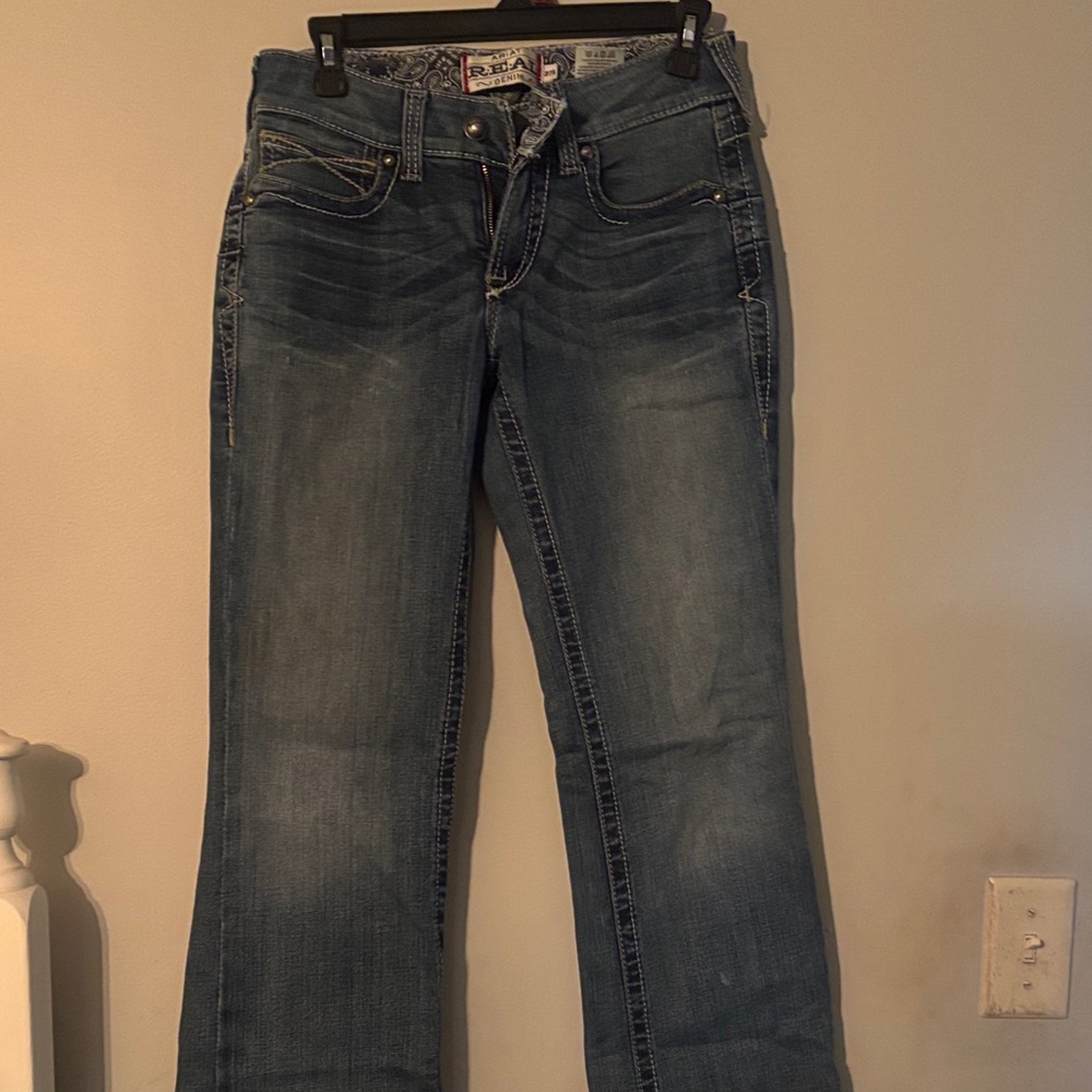 Women's Blue Stretch Bootcut Jeans